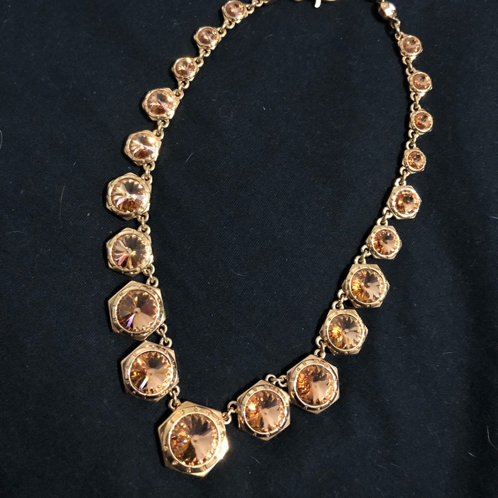 Henri Bendel Hexagon Sunburst Necklace